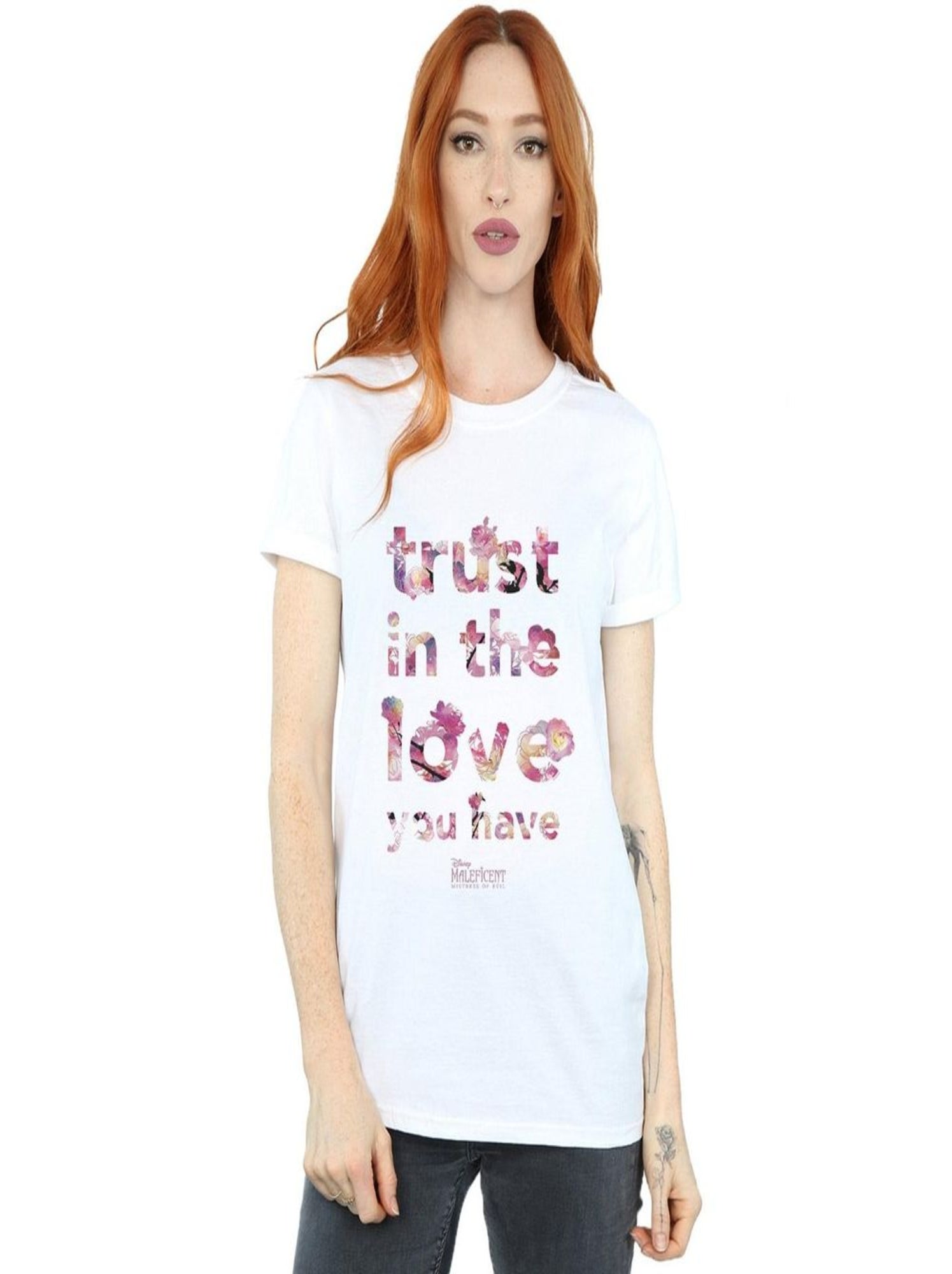Disney - T-shirt MISTRESS OF EVIL TRUST IN THE LOVE - Kiabi